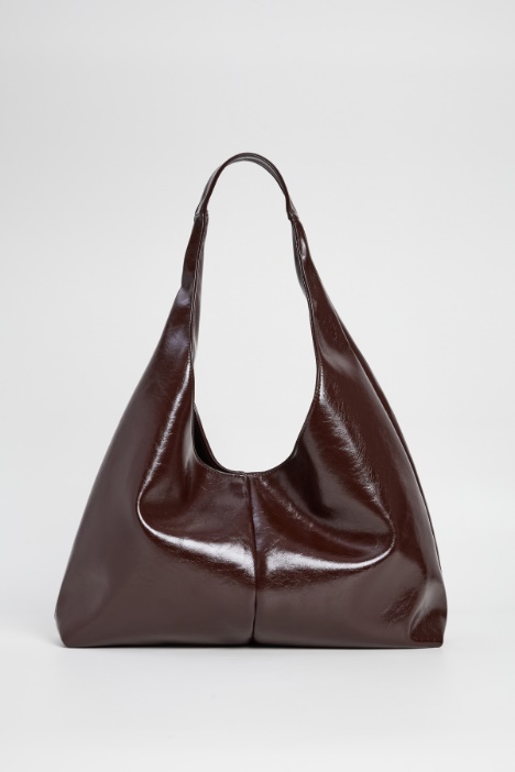 Bolso de hombro de piel sintética