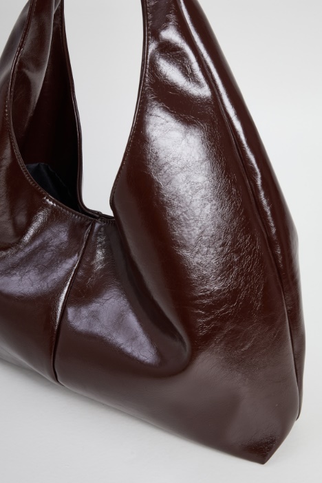 Bolso de hombro de piel sintética