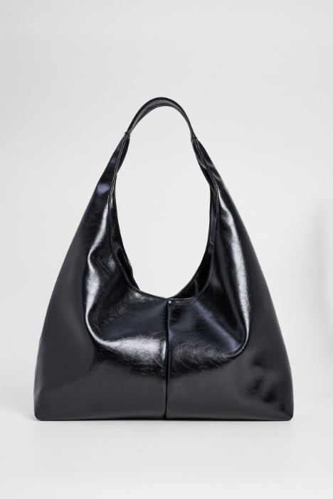 Bolso de hombro de piel sintética