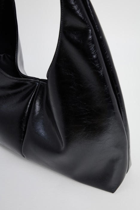 Bolso de hombro de piel sintética