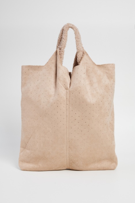 Shopping bag effetto montone Intrend
