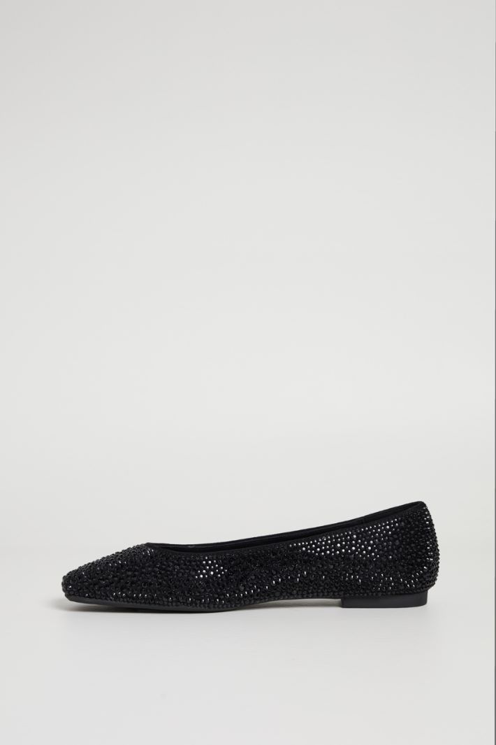 Rhinestone ballerinas Intrend - 4