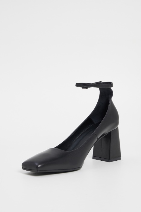 Scarpe con tacco a colonna