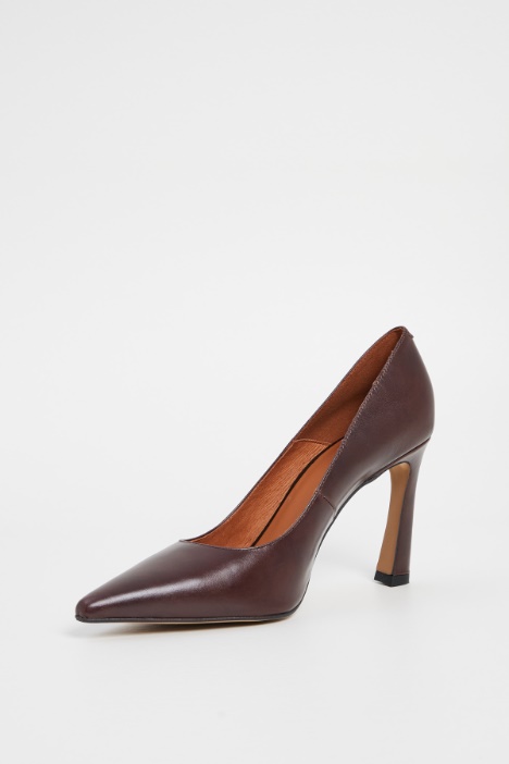 Décolleté in vera pelle