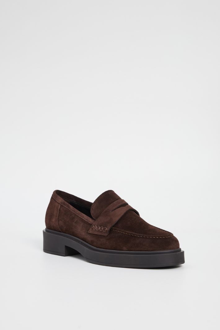 Suede effect moccasins Intrend - 2