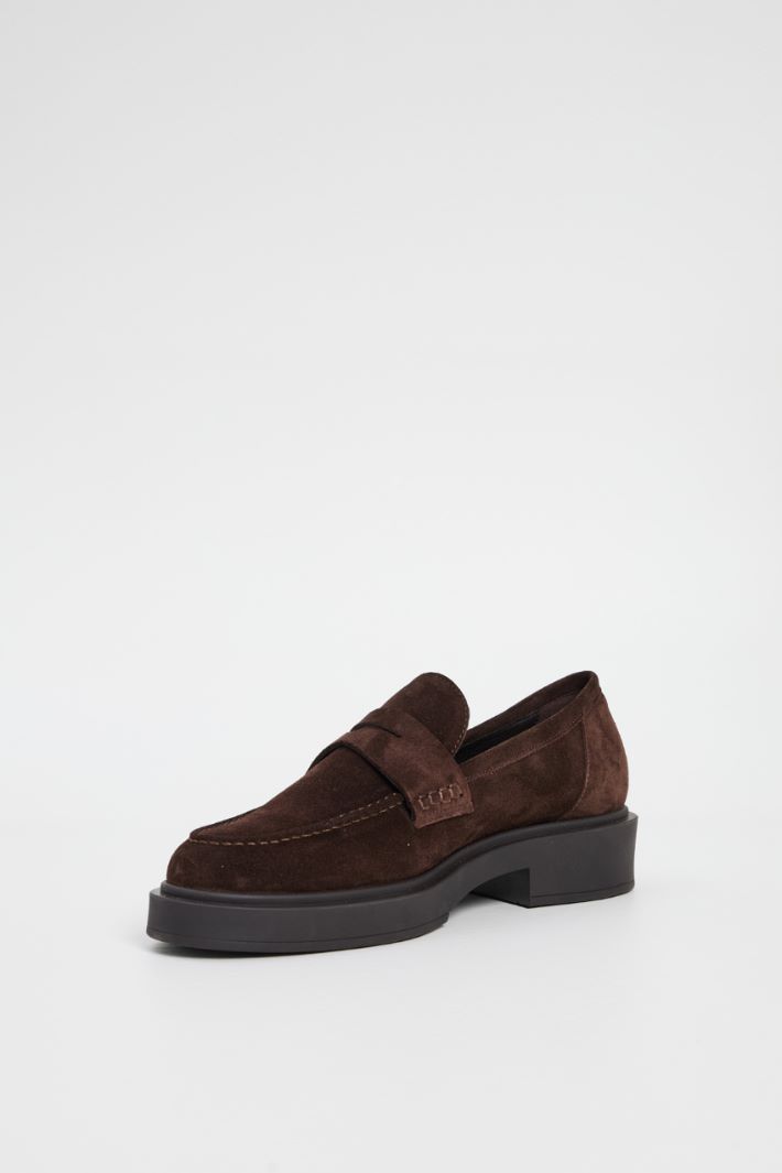 Suede effect moccasins Intrend - 4