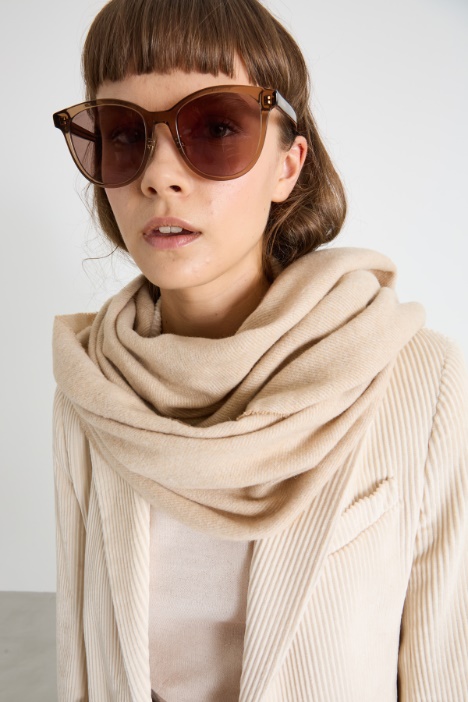 Estola de mezcla de lana