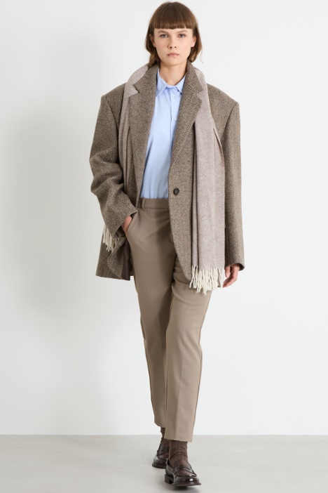 Estola de mezcla de lana