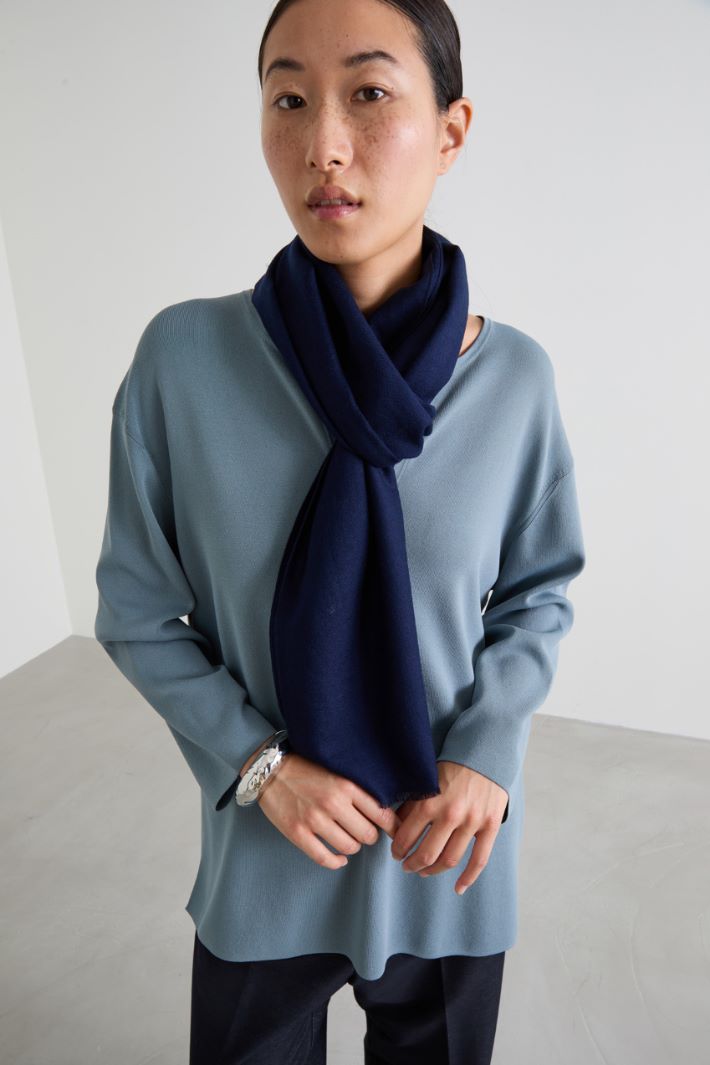 Lightweight pure wool stole Intrend - 2