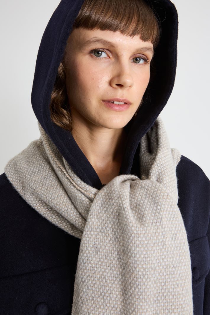 Wool blend scarf Intrend - 2