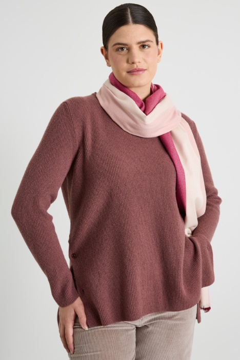 Striped viscose stole Intrend