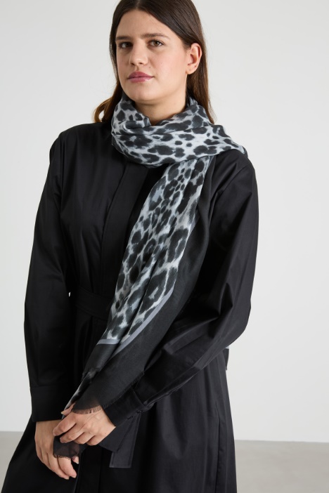 Estola de fibra natural