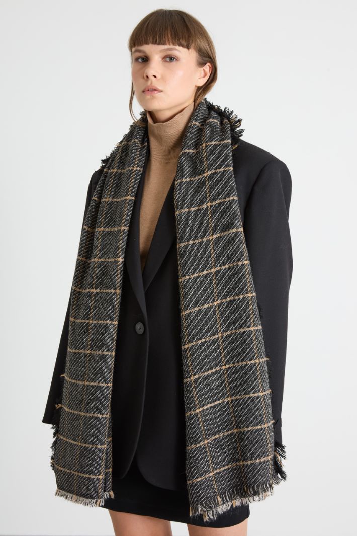 Stole in wool and alpaca Intrend
