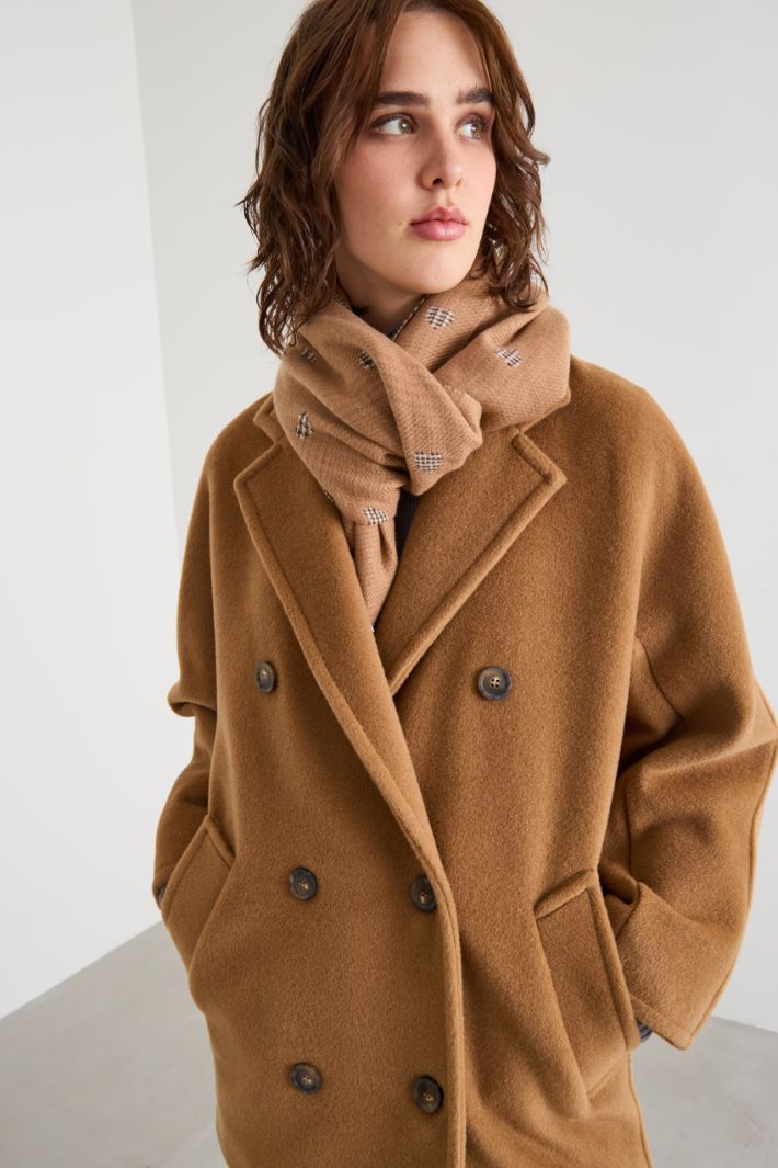 Patterned viscose stole Intrend - 2