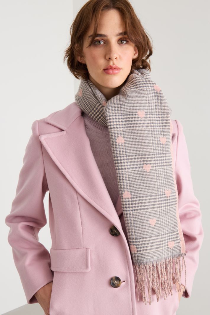 Patterned viscose stole Intrend - 2