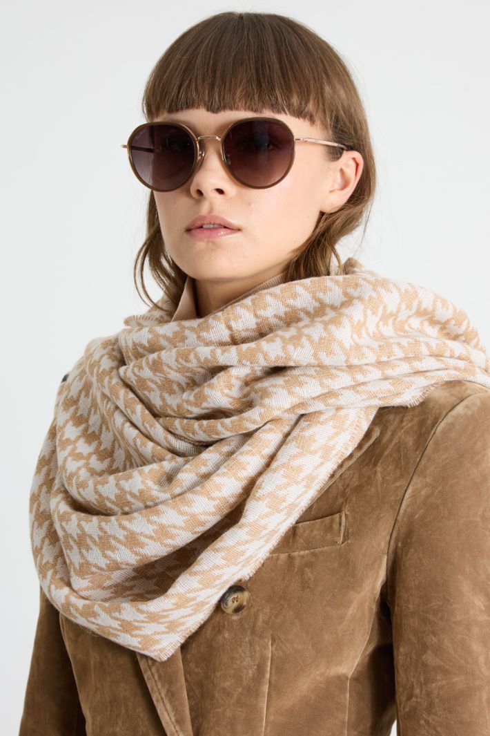 Wool blend stole Intrend - 2