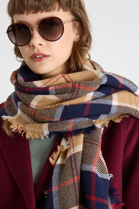 Sciarpa in misto lana e alpaca