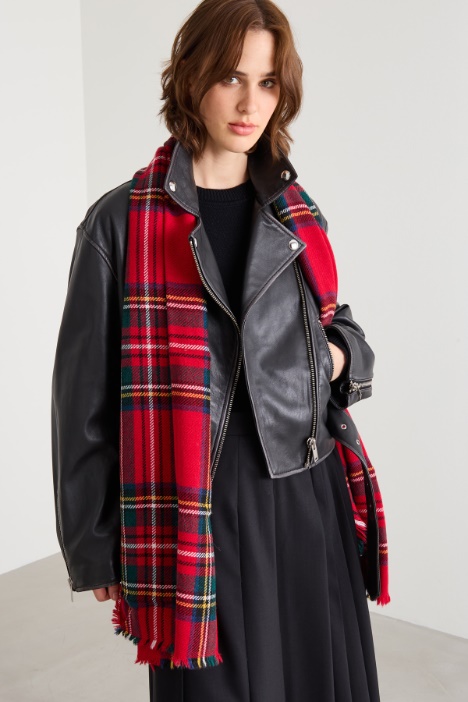 Sciarpa in misto lana e alpaca