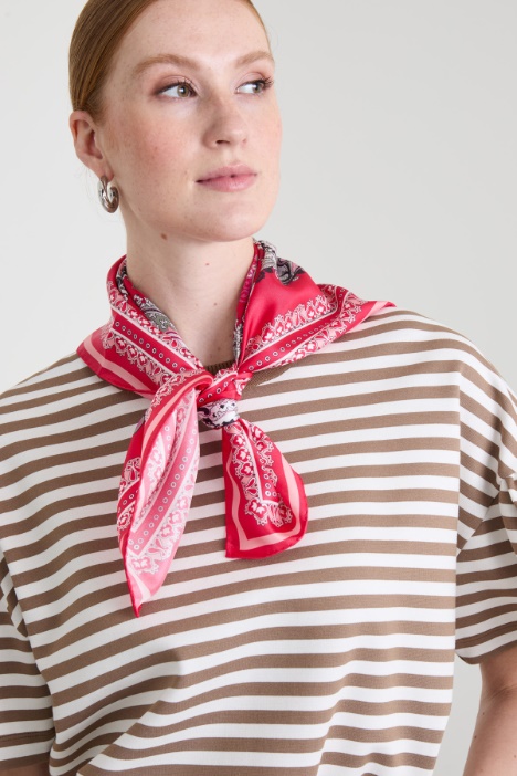 Foulard in twill di seta Intrend - 2