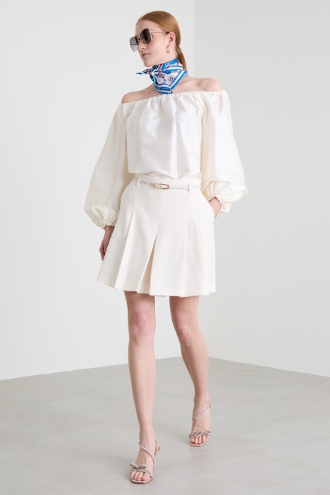 Foulard in twill di seta