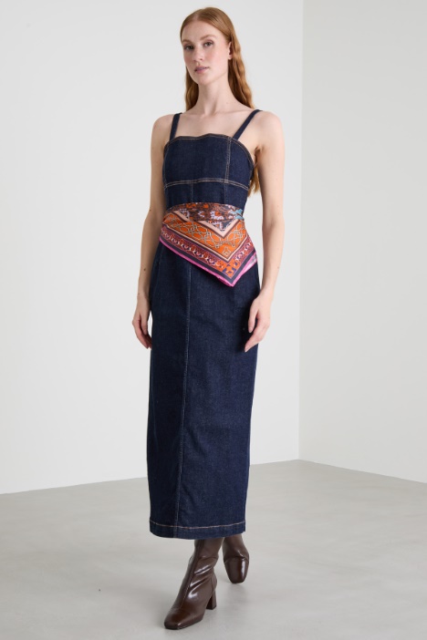 Foulard in twill di seta