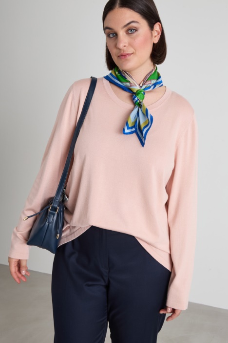 Foulard in twill di seta