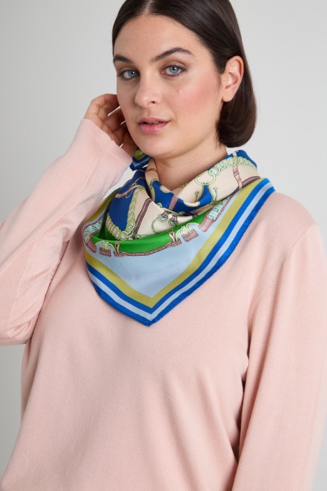 Silk twill scarf Intrend