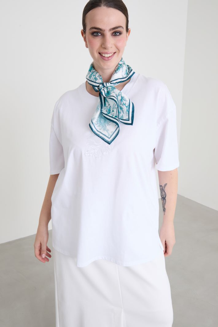 Foulard in twill di seta Intrend - 2