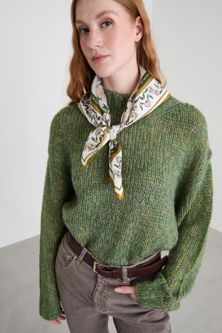 Silk twill scarf Intrend - 2