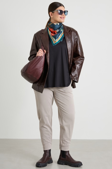 Foulard in twill di seta