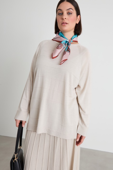 Foulard in twill di seta Intrend - 2