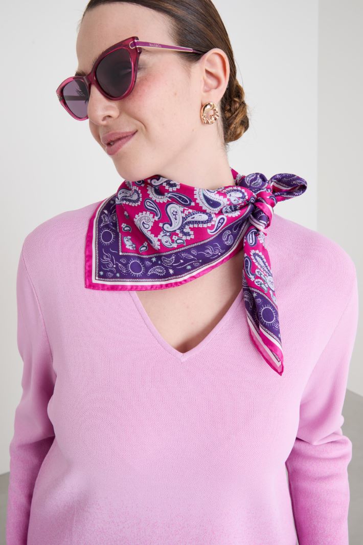 Silk twill scarf Intrend