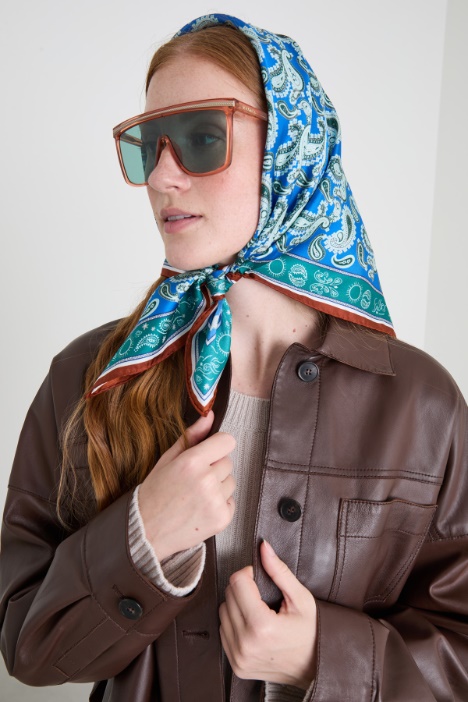 Silk twill scarf Intrend