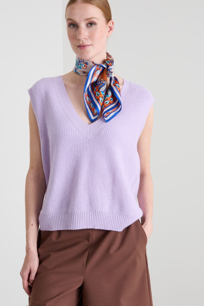 Silk twill scarf Intrend - 2