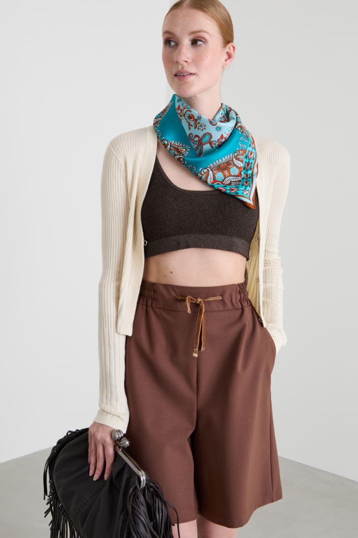 Silk twill scarf Intrend