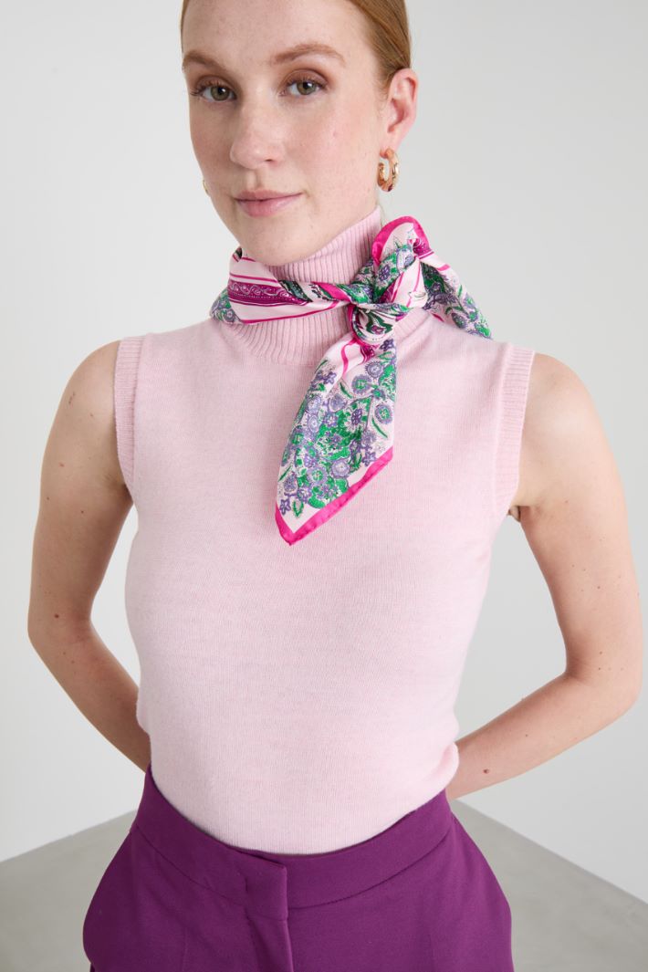 Silk scarf Intrend - 2
