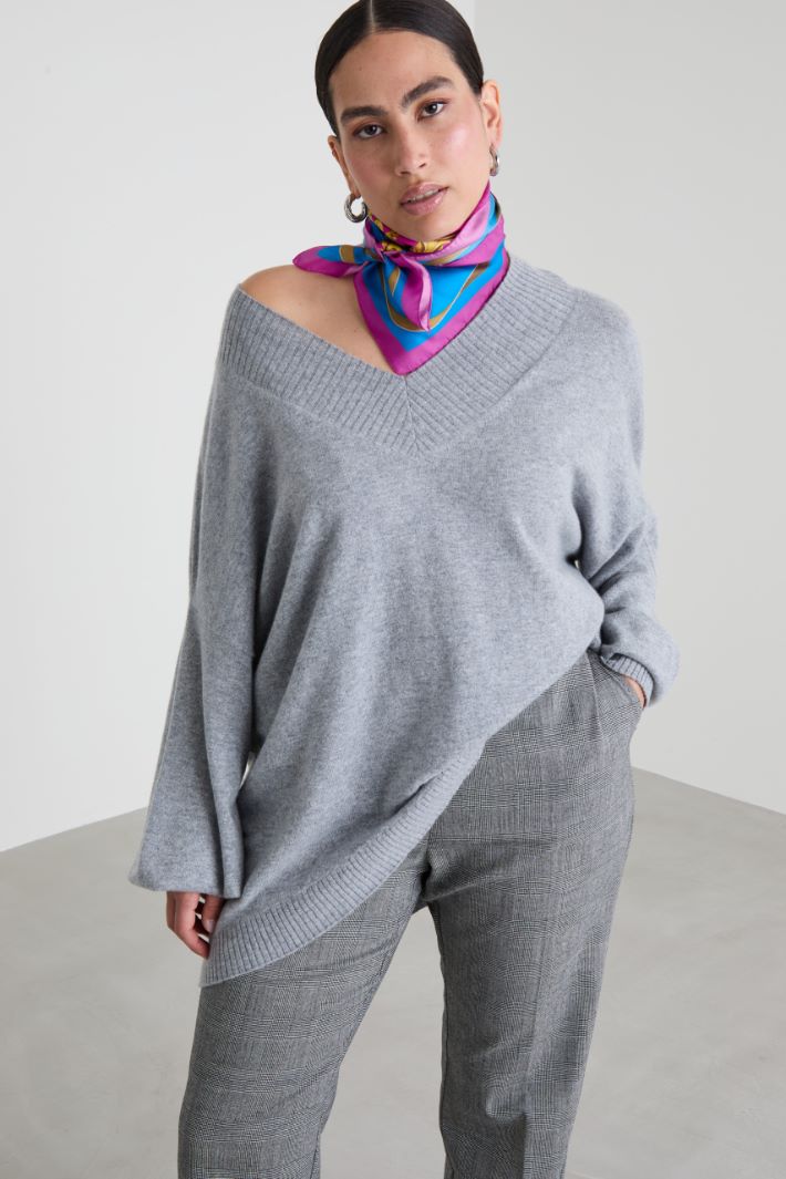 Silk twill scarf Intrend - 2