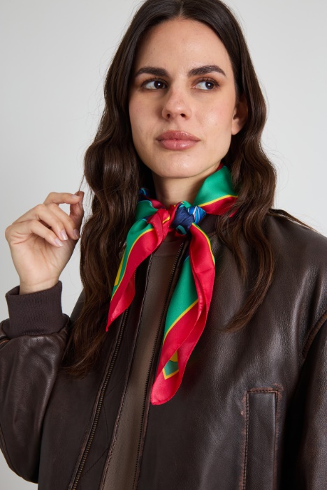 Pañuelo de sarga de seda