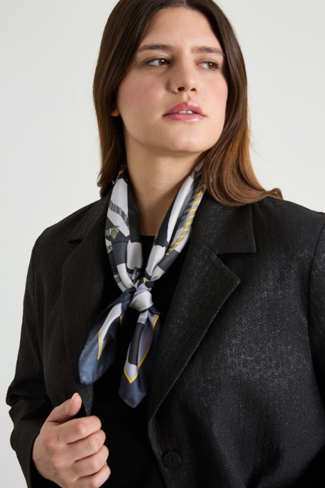 Foulard in twill di seta