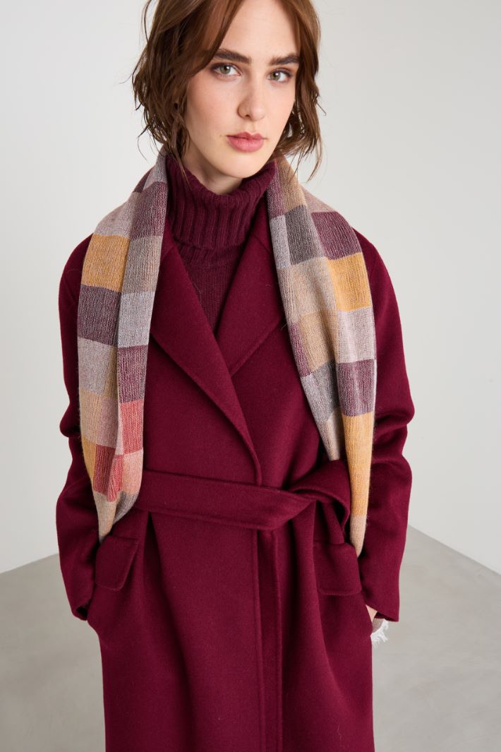 Wool blend stole Intrend - 2