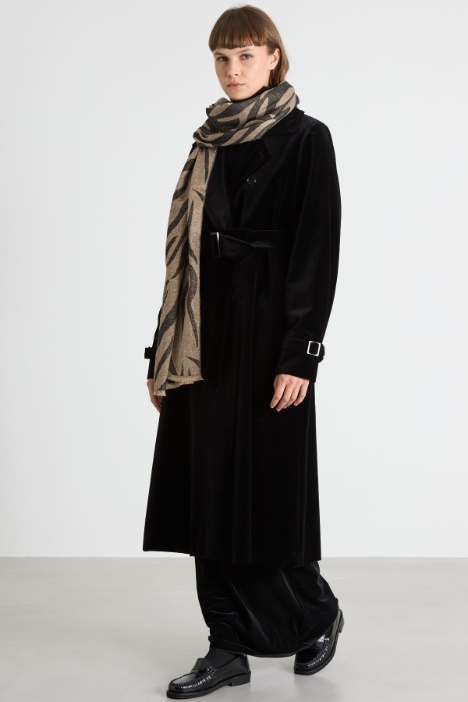 Jacquard lamé stole Intrend