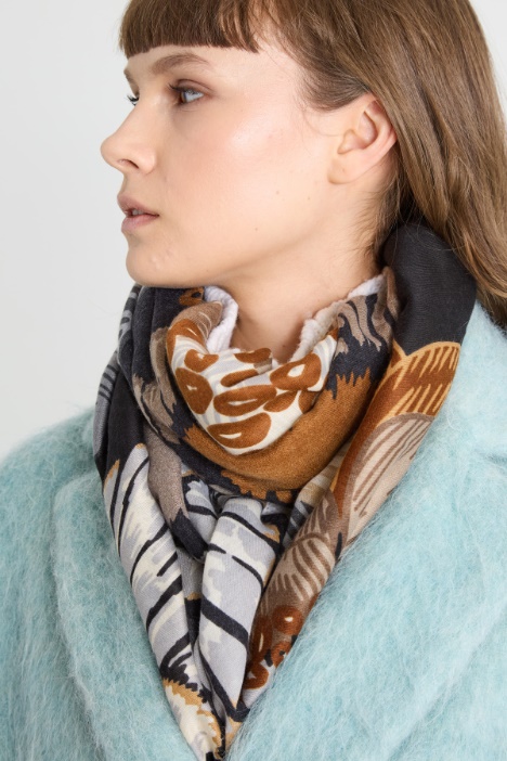 Printed stole Intrend