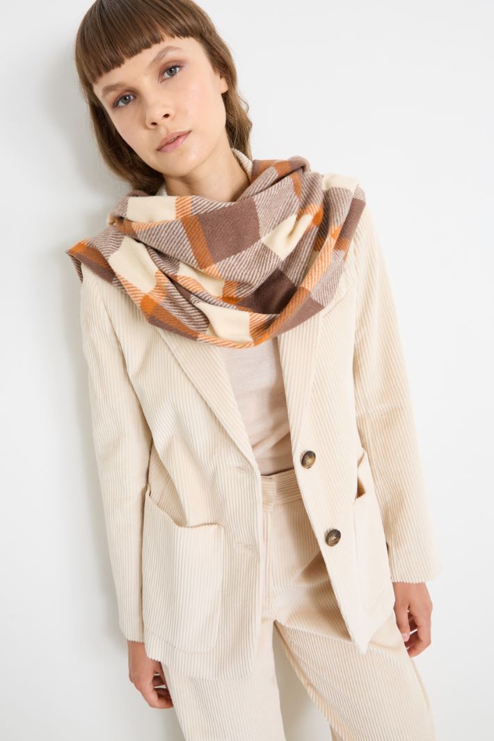 Soft fabric scarf Intrend - 2
