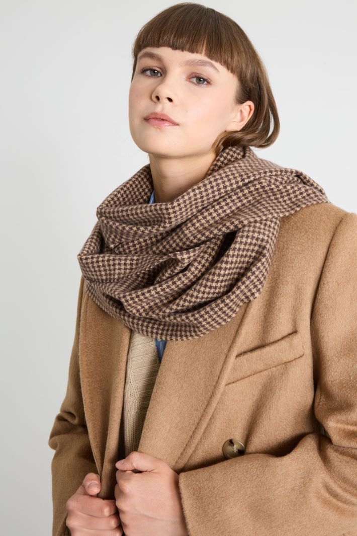 Houndstooth scarf Intrend - 2