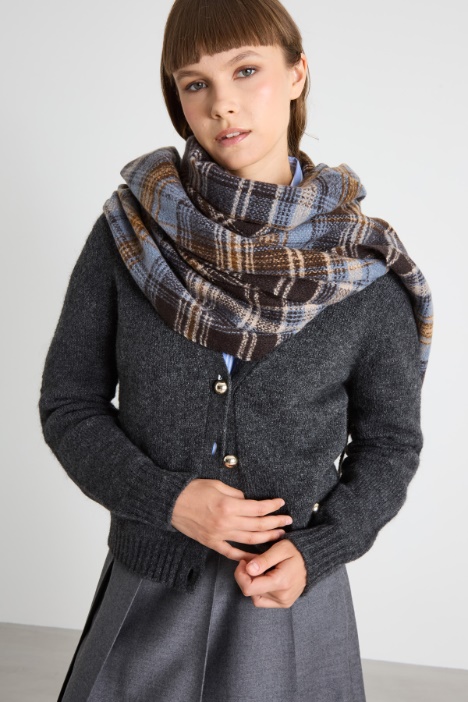 Checked stole Intrend