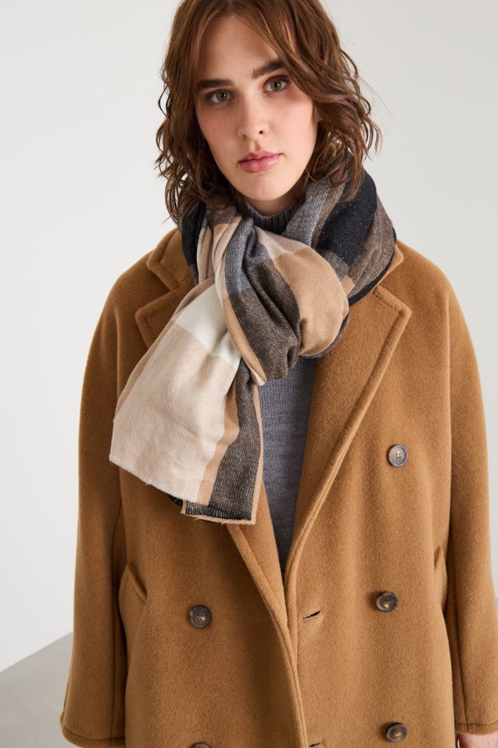Stole with lamé inserts Intrend - 2