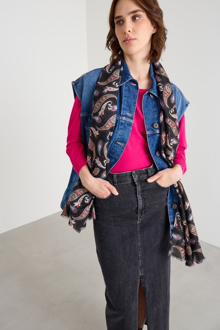 Patterned stole Intrend - 2