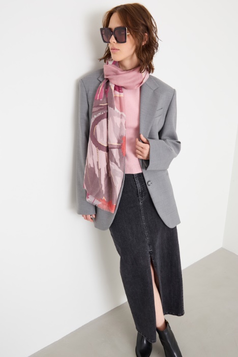 Printed stole Intrend