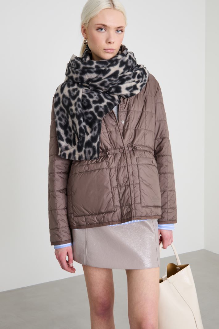 Animal print stole Intrend - 2