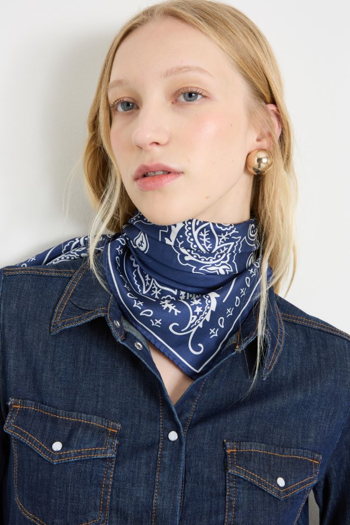 Silk scarf Intrend - 2